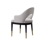 Manhattan Comfort Set of 2 Carrington Modern Velvet Upholstered Dining Armchairs