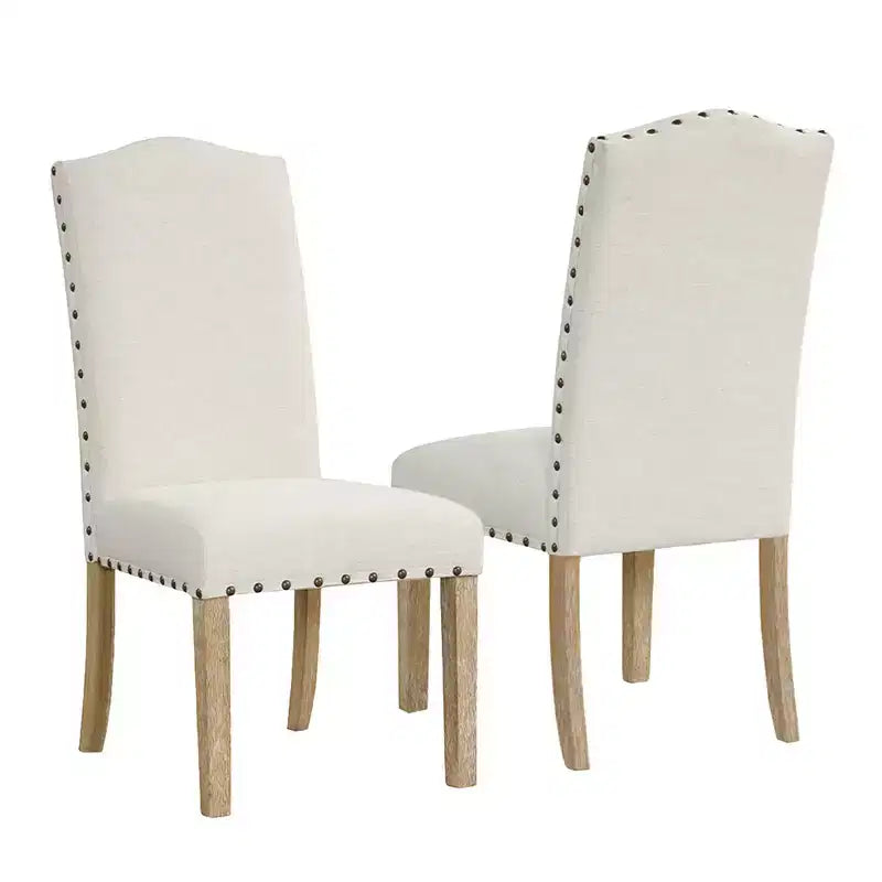 HomePop Set of 2 Curved Top Parson Dining Chairs