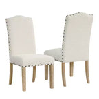 HomePop Set of 2 Curved Top Parson Dining Chairs