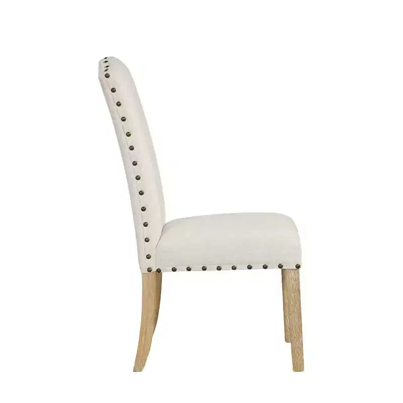 HomePop Set of 2 Curved Top Parson Dining Chairs
