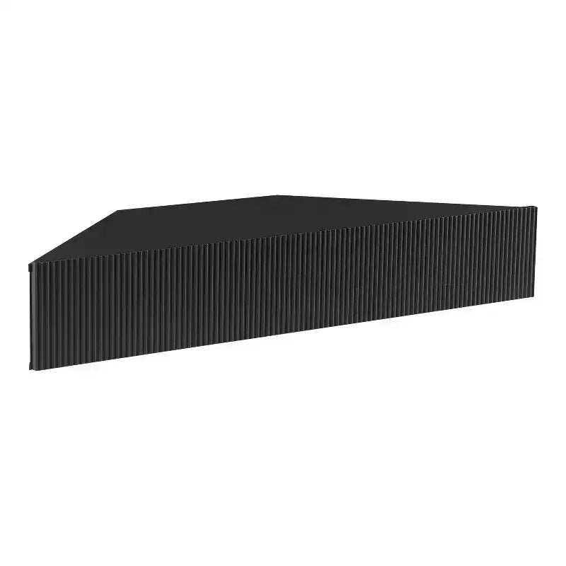 HOMES: Inside + Out Vondal Mid-Century Modern 3 Shelf Corner Floating Console TV Stand for TVs up to 50"
