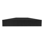 HOMES: Inside + Out Vondal Mid-Century Modern 3 Shelf Corner Floating Console TV Stand for TVs up to 50"