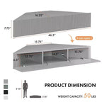 HOMES: Inside + Out Vondal Mid-Century Modern 3 Shelf Corner Floating Console TV Stand for TVs up to 50"