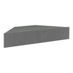 HOMES: Inside + Out Vondal Mid-Century Modern 3 Shelf Corner Floating Console TV Stand for TVs up to 50"