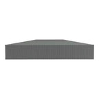 HOMES: Inside + Out Vondal Mid-Century Modern 3 Shelf Corner Floating Console TV Stand for TVs up to 50"