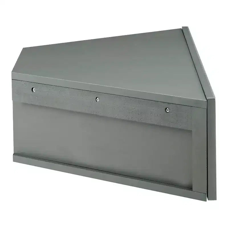 HOMES: Inside + Out Vondal Mid-Century Modern 3 Shelf Corner Floating Console TV Stand for TVs up to 50"