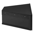 HOMES: Inside + Out Vondal Mid-Century Modern 3 Shelf Corner Floating Console TV Stand for TVs up to 50"