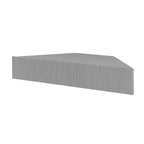 HOMES: Inside + Out Vondal Mid-Century Modern 3 Shelf Corner Floating Console TV Stand for TVs up to 50"