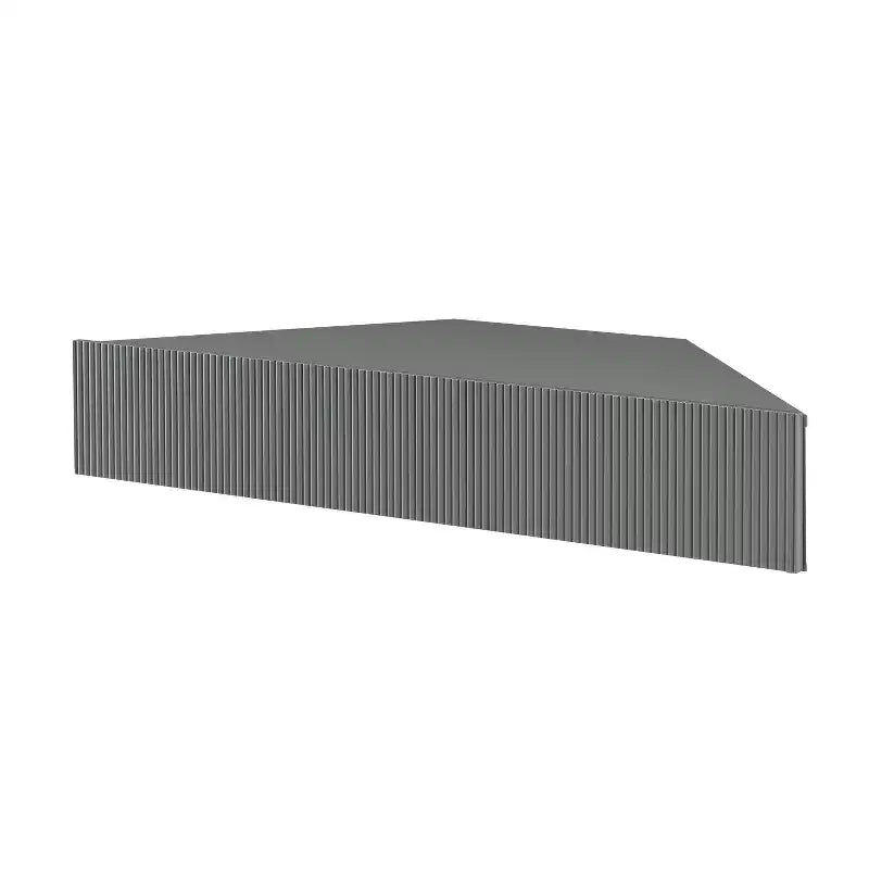 HOMES: Inside + Out Vondal Mid-Century Modern 3 Shelf Corner Floating Console TV Stand for TVs up to 50"
