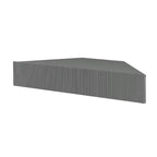 HOMES: Inside + Out Vondal Mid-Century Modern 3 Shelf Corner Floating Console TV Stand for TVs up to 50"