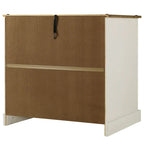 OS Home and Office Furniture Modello COW915 Credenza in Legno Serie Cottage, Bianco Decapato