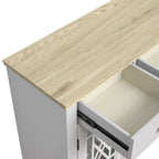 Mobile credenza/buffet da cucina in stile vintage con cassetti, larghezza 63 pollici