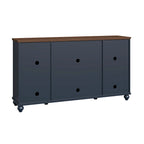 Mobile credenza/buffet da cucina in stile vintage con cassetti, larghezza 63 pollici