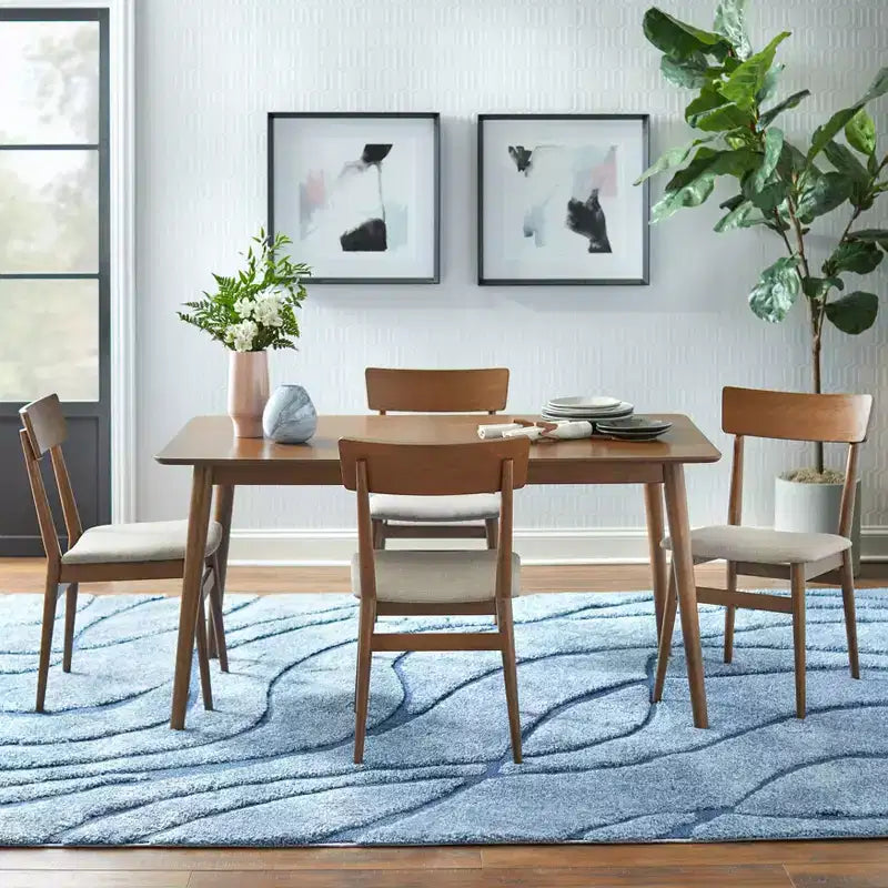 Lifestorey Set of 2 Newington Mid-Century Dining Chairs