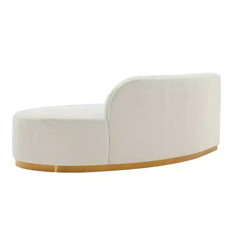 131.89" Daria Linen Upholstered Sofa Sectional with Pillows - Manhattan