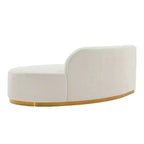 131.89" Daria Linen Upholstered Sofa Sectional with Pillows - Manhattan