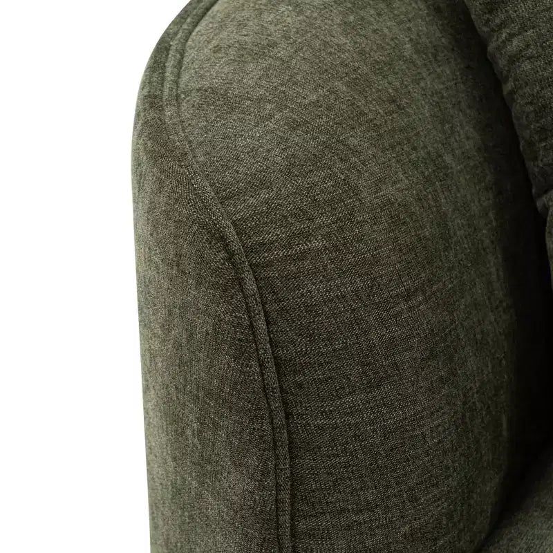131.89" Daria Linen Upholstered Sofa Sectional with Pillows - Manhattan