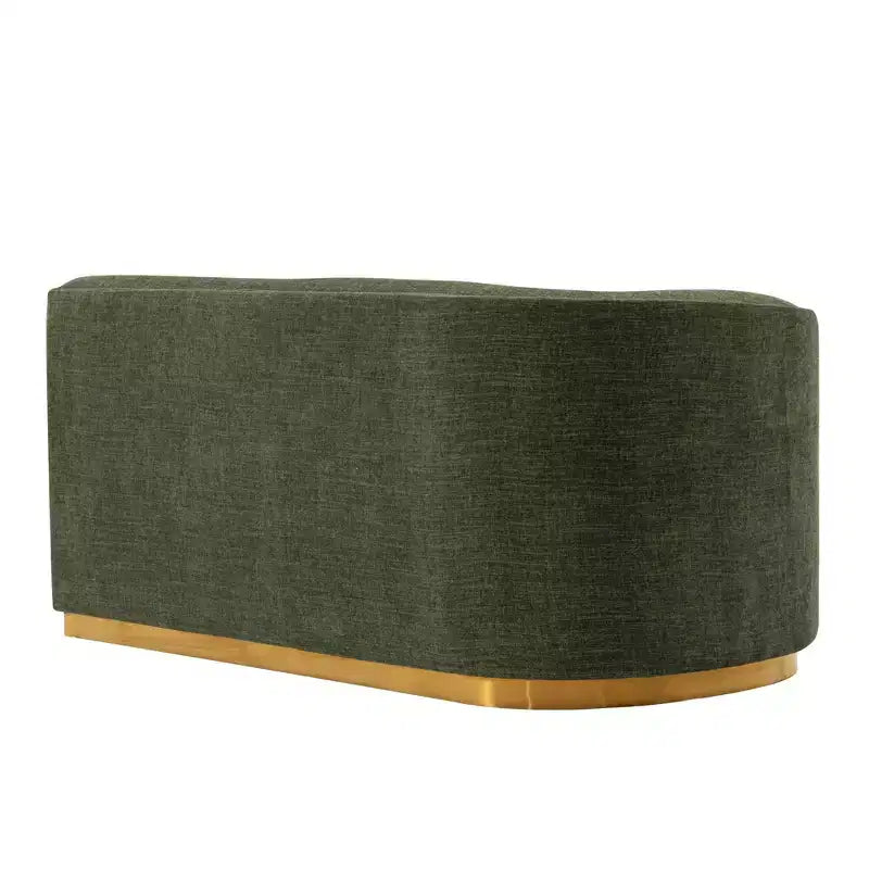 131.89" Daria Linen Upholstered Sofa Sectional with Pillows - Manhattan