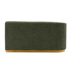 131.89" Daria Linen Upholstered Sofa Sectional with Pillows - Manhattan