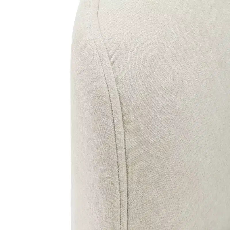 131.89" Daria Linen Upholstered Sofa Sectional with Pillows - Manhattan