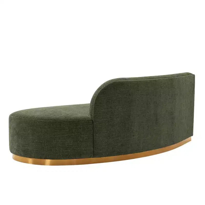 131.89" Daria Linen Upholstered Sofa Sectional with Pillows - Manhattan