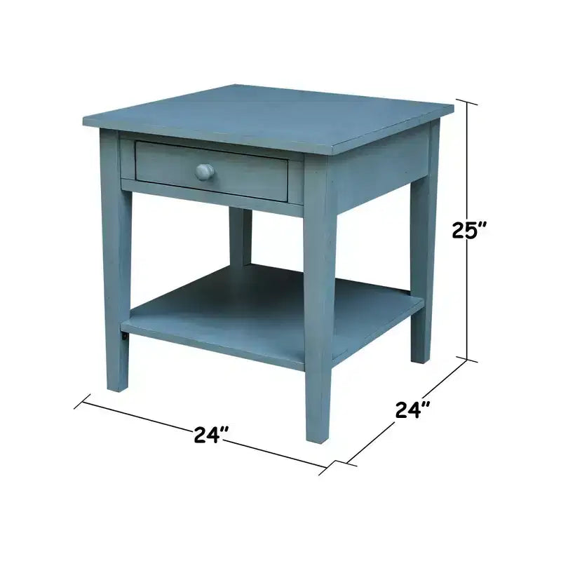 International Concepts Spencer End Table Antique