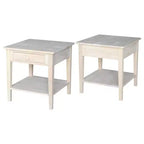 International Concepts Spencer End Table Antique