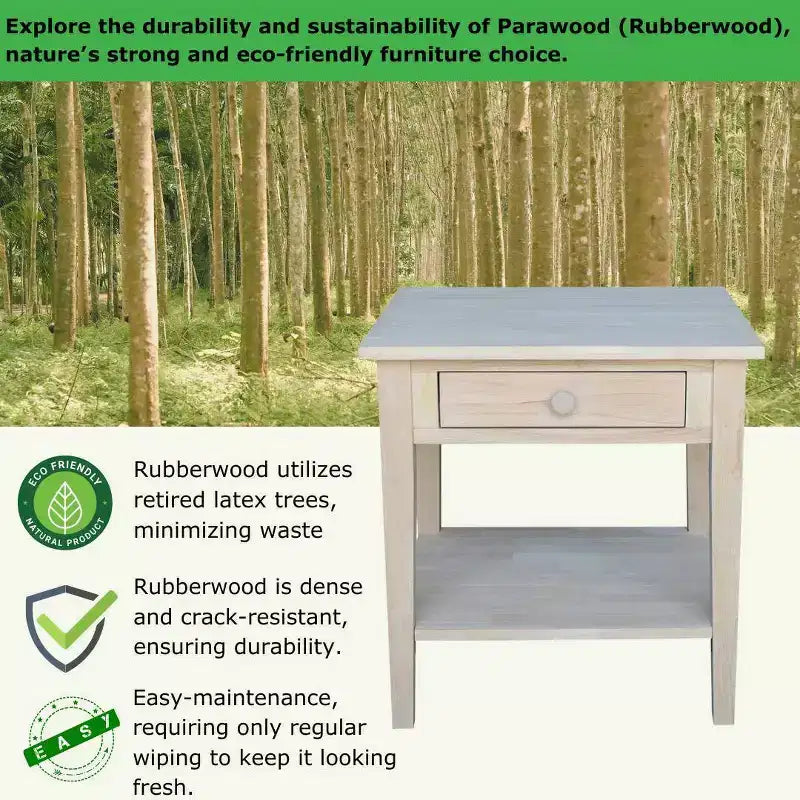 International Concepts Spencer End Table Antique