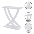 Breighton Home Newport Criss-Cross Console Table