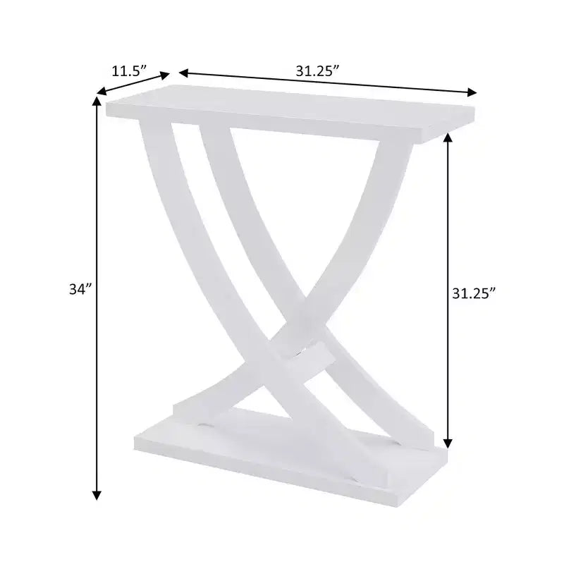Breighton Home Newport Criss-Cross Console Table