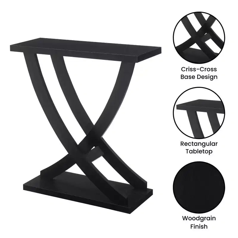 Breighton Home Newport Criss-Cross Console Table