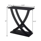 Breighton Home Newport Criss-Cross Console Table