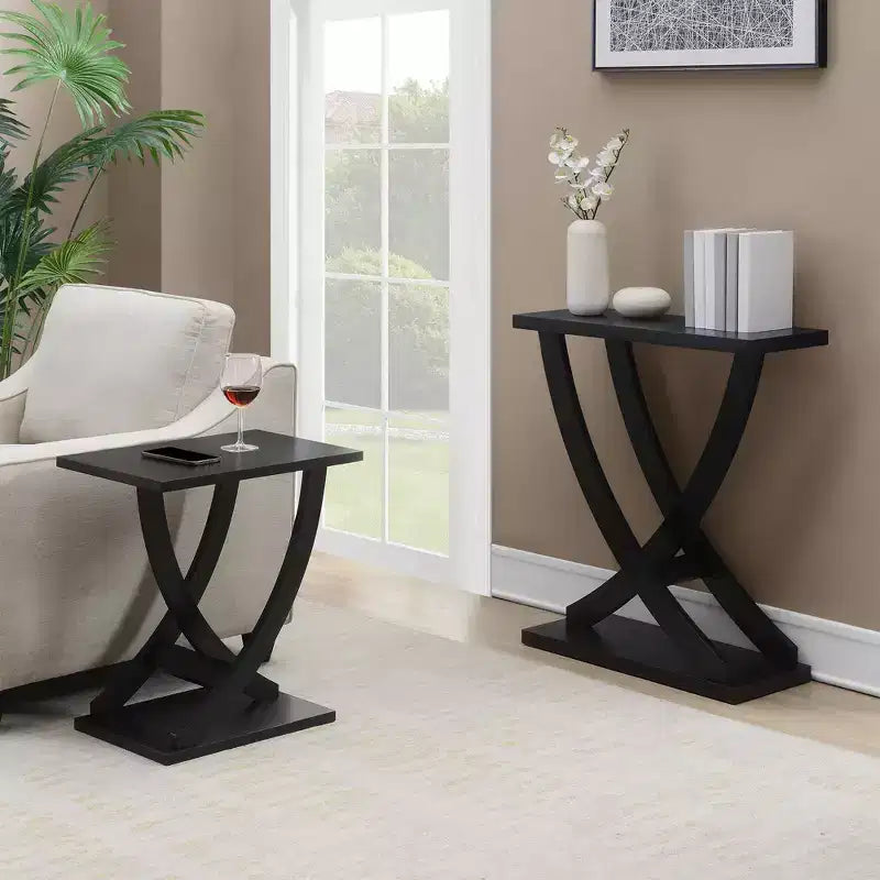 Breighton Home Newport Criss-Cross Console Table