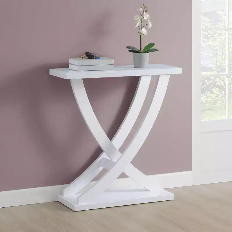 Breighton Home Newport Criss-Cross Console Table