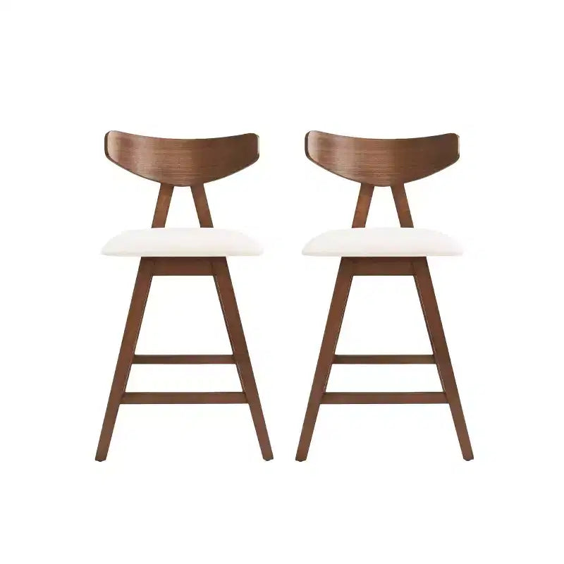 Christopher Knight Home Set of 2 Stocker Upholstered Counter Height Barstools