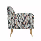Handy Living Mindy Mid-Century Modern Accent Armchair Prism Pattern