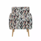 Handy Living Mindy Mid-Century Modern Accent Armchair Prism Pattern