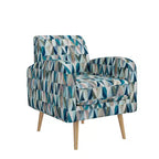 Handy Living Mindy Mid-Century Modern Accent Armchair Prism Pattern