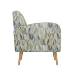 Handy Living Mindy Mid-Century Modern Accent Armchair Prism Pattern