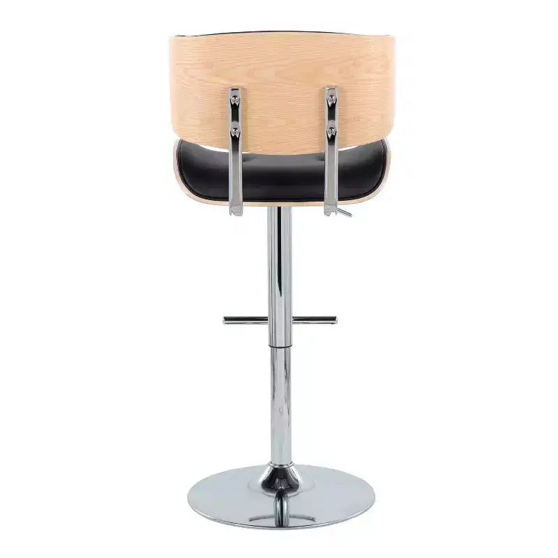 LumiSource Set of 2 Lombardi Adjustable Barstools Swivel