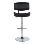 LumiSource Set of 2 Lombardi Adjustable Barstools Swivel