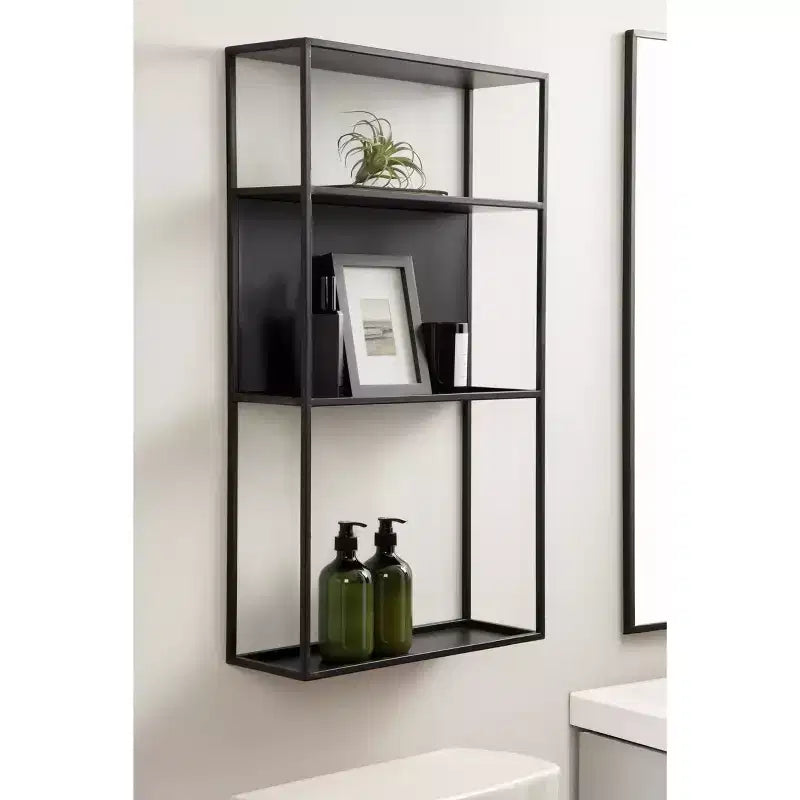 Kate & Laurel All Things Decor Nomi Metal Wall Shelf