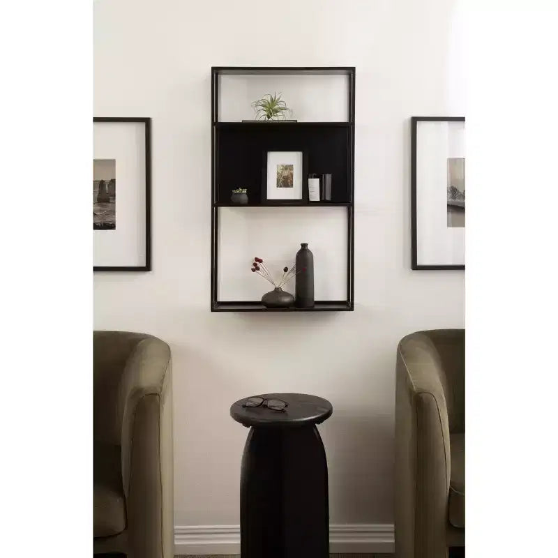 Kate & Laurel All Things Decor Nomi Metal Wall Shelf
