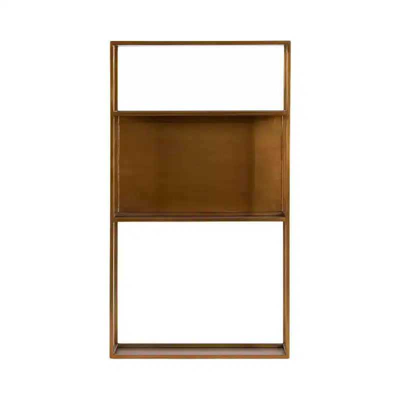 Kate & Laurel All Things Decor Nomi Metal Wall Shelf