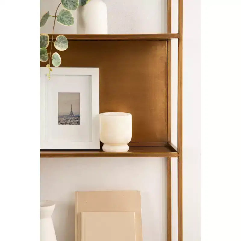 Kate & Laurel All Things Decor Nomi Metal Wall Shelf