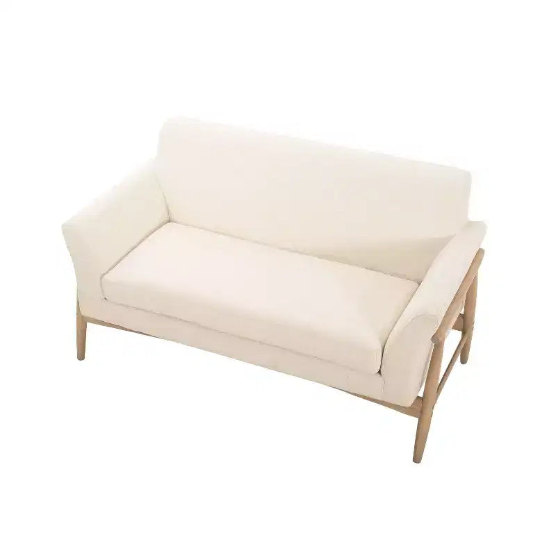 Christopher Knight Home Emma Modern 57.5" Elm Wood Frame Upholstered Loveseat