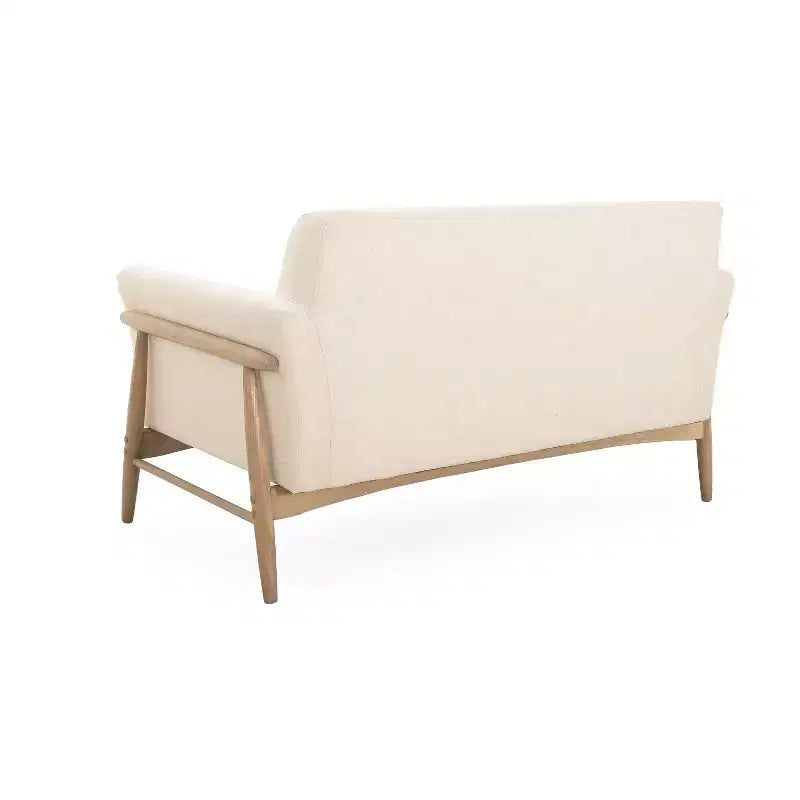 Christopher Knight Home Emma Modern 57.5" Elm Wood Frame Upholstered Loveseat