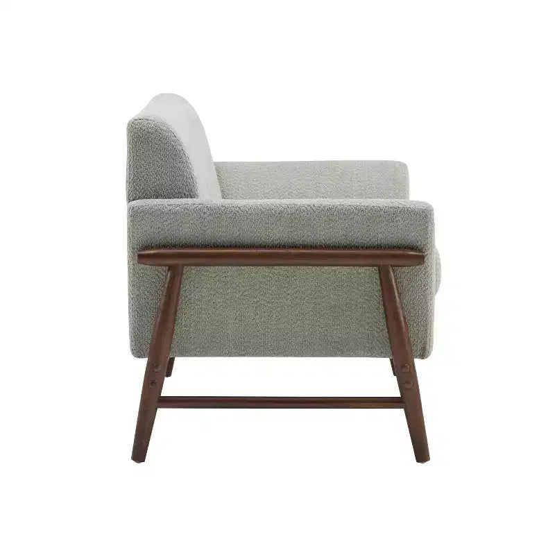 Christopher Knight Home Emma Modern 57.5" Elm Wood Frame Upholstered Loveseat