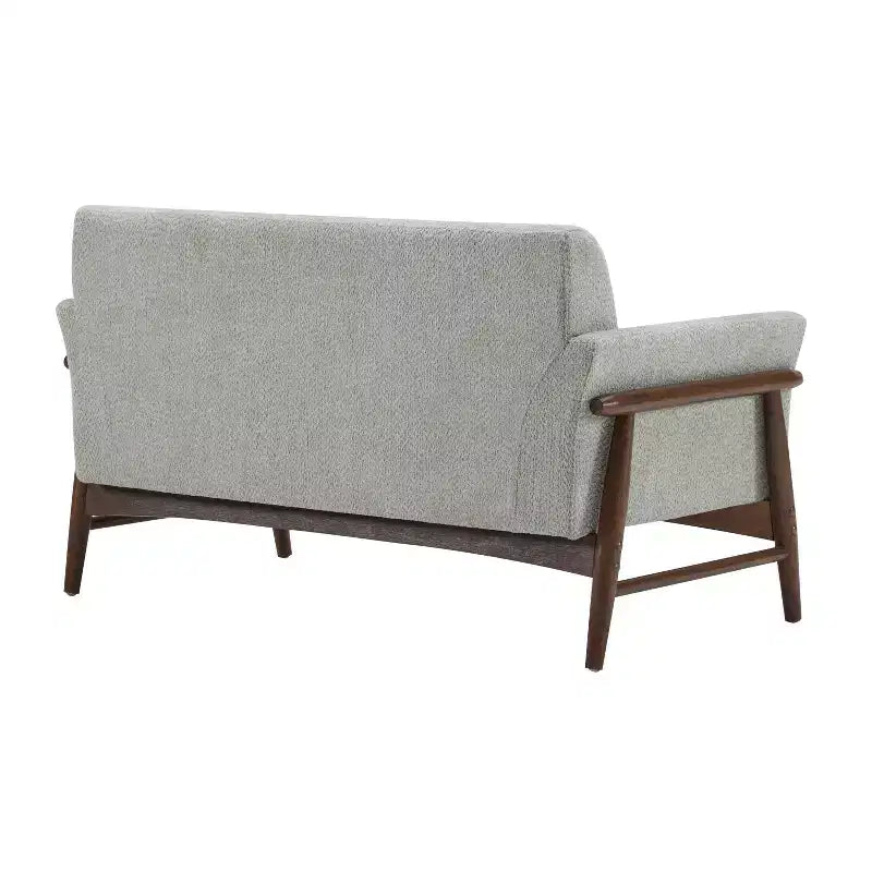 Christopher Knight Home Emma Modern 57.5" Elm Wood Frame Upholstered Loveseat