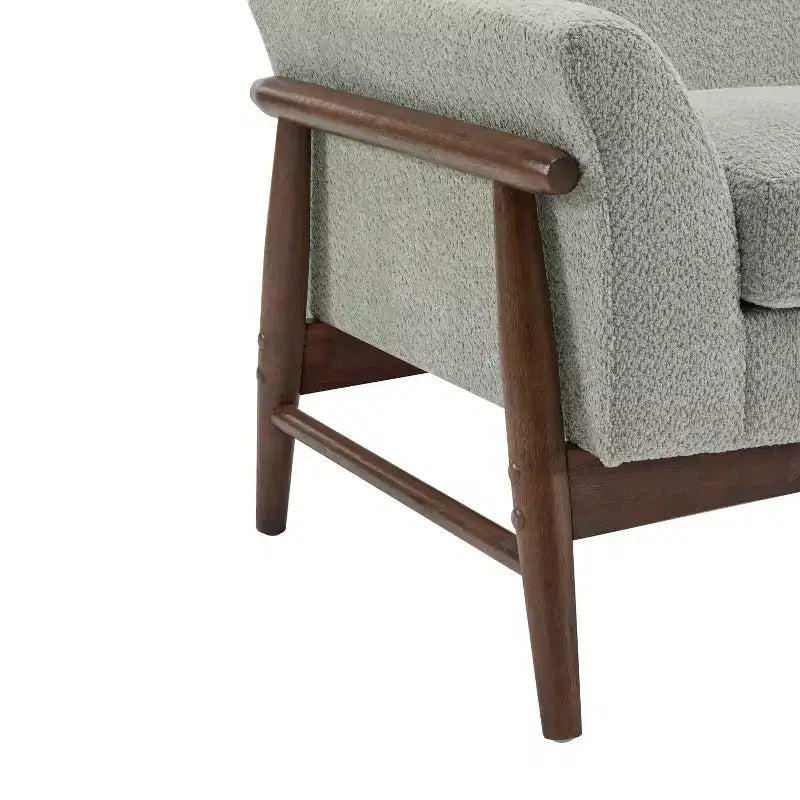Christopher Knight Home Emma Modern 57.5" Elm Wood Frame Upholstered Loveseat